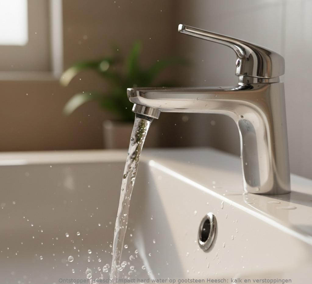 Impact hard water op gootsteen Heesch: kalk en verstoppingen