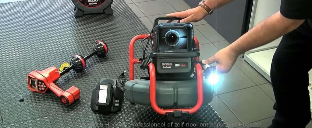 Professioneel of zelf riool ontstoppen in Heesch?