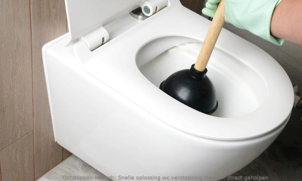 Snelle oplossing wc verstopping Heesch: direct geholpen